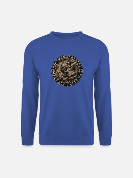 Jäger Germane Runen - Unisex Pullover - Royalblau