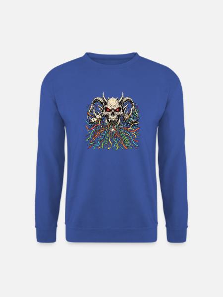 Fasching Dämon Heavy Metal - Unisex Pullover - Royalblau