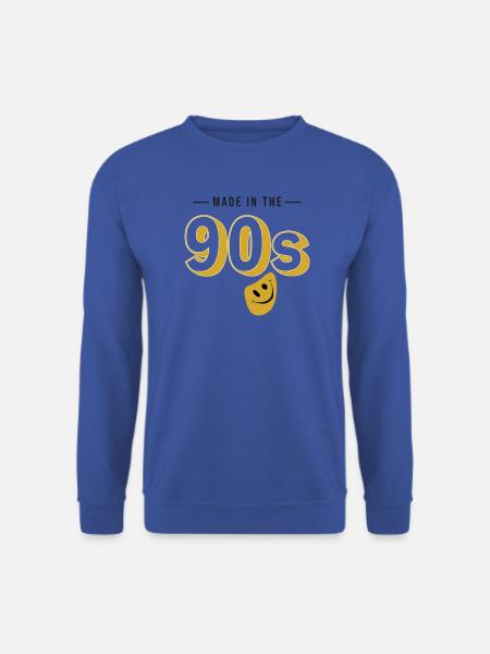 Made in 90s – Classic Vintage Retro - Unisex Pullover - Royalblau