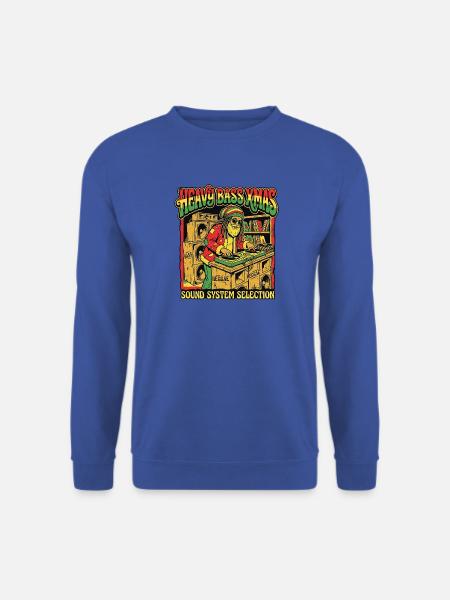 Christmas Soundsystem Dub Reggae - Unisex Pullover - Royalblau