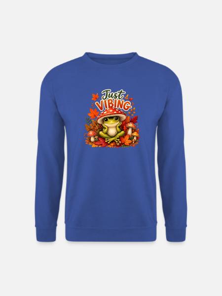 Just VIBING Herbstfrosch - Unisex Pullover - Royalblau