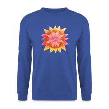 Sternentor Schönheit - Sonja von Staden - Unisex Pullover - Royalblau - Vorne - Alina (178cm) & Michal (187cm)