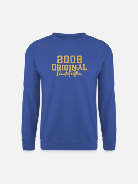 18. Geburtstag, 18 Jahre - Unisex Pullover - Royalblau