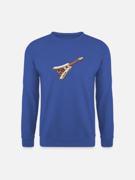 Weisswurst Brezel Gitarre - Unisex Pullover - Royalblau