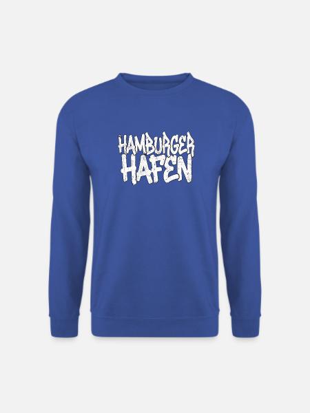 Hamburger Hafen Graffiti - Unisex Pullover - Royalblau