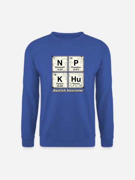 NPK Ackerchemie Landwirtschaft - Unisex Pullover - Royalblau