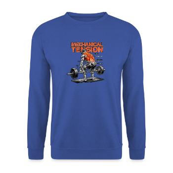 Anatomie des Lifts - Unisex Pullover - Royalblau - Vorne - Alina (178cm) & Michal (187cm)