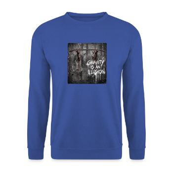 Kreide Tagging am Reck - Unisex Pullover - Royalblau - Vorne - Alina (178cm) & Michal (187cm)