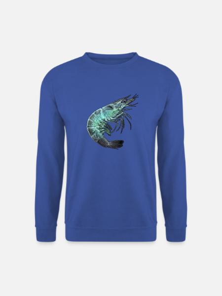 Röntgen Garnele Seafood - Unisex Pullover - Royalblau