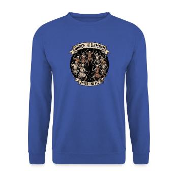 Dance of the Damned - Unisex Pullover - Royalblau - Vorne - Alina (178cm) & Michal (187cm)