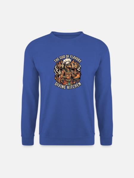 Chefkoch am Herd - Unisex Pullover - Royalblau