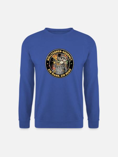 Gourmet Waschbär Müll - Unisex Pullover - Royalblau