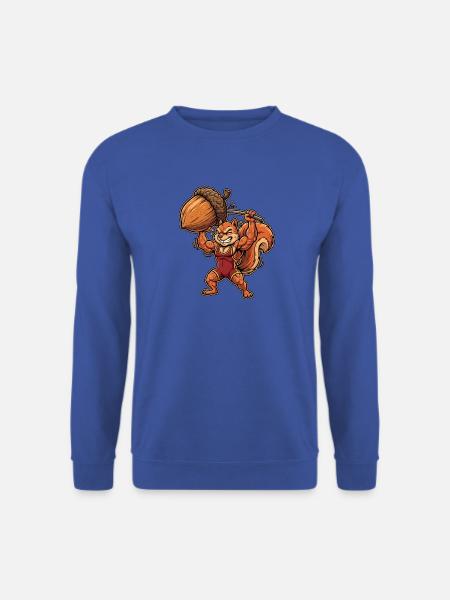 BodyBuilding Eichhörnchen - Unisex Pullover - Royalblau