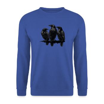 Raben - Unisex Pullover - Royalblau - Vorne - Alina (178cm) & Michal (187cm)