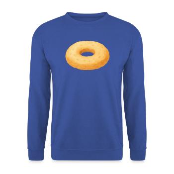 Hoop-Keks - Unisex Pullover - Royalblau - Vorne - Alina (178cm) & Michal (187cm)