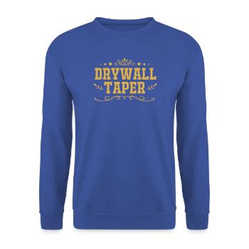 Baustelle Trockenbau Montage Monteur - Unisex Pullover - Royalblau - Vorne - Alina (178cm) & Michal (187cm)