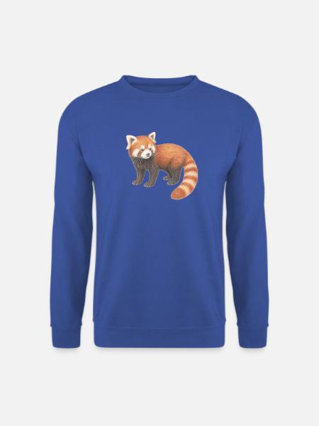 Roter Panda süßes Waldtier - Unisex Pullover - Royalblau
