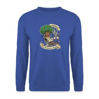 Apfelbaum Pfleger - Unisex Pullover - Royalblau - Vorne - Alina (178cm) & Michal (187cm)