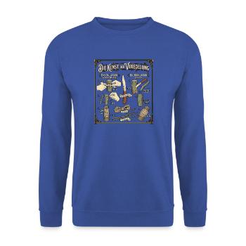 Baumschule - Unisex Pullover - Royalblau - Vorne - Alina (178cm) & Michal (187cm)