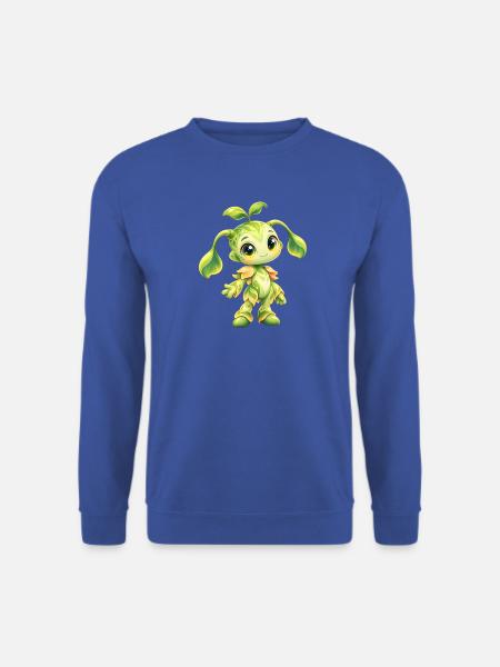 Grünes Pflanzwesen Charme - Unisex Pullover - Royalblau