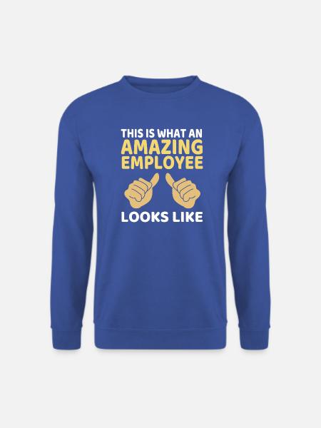 Mitarbeiter der Woche Mitarbeiter des Monats - Unisex Pullover - Royalblau