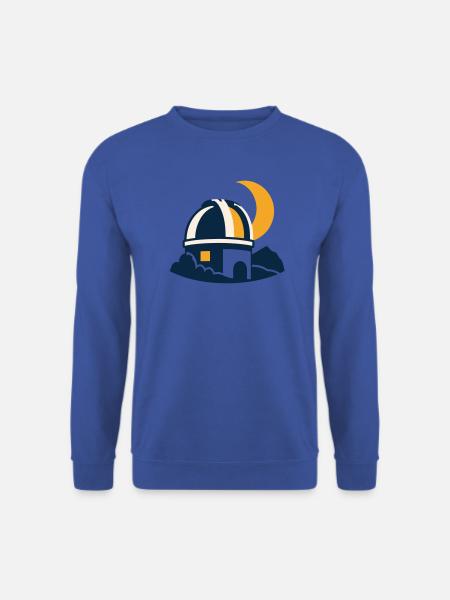 Sternwarte Mond Wappen Logo - Unisex Pullover - Royalblau