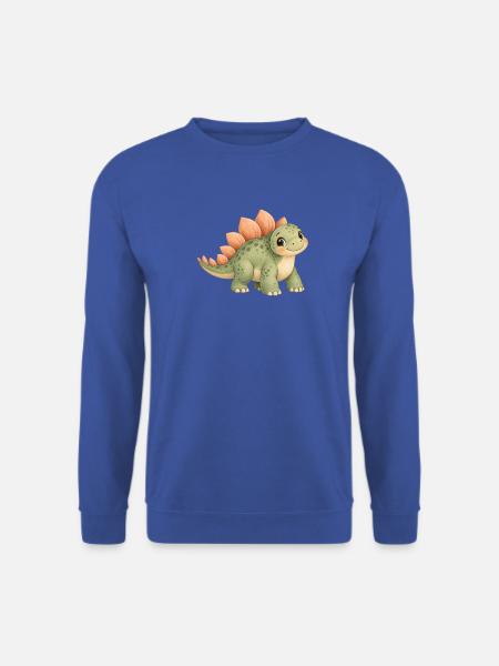 Süßer kleiner Dinosaurier für Kinder - Unisex Pullover - Royalblau
