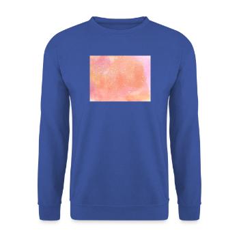 Pastellwasser Farbenglanz - Unisex Pullover - Royalblau - Vorne - Alina (178cm) & Michal (187cm)
