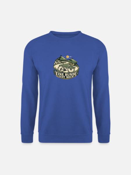 Eine Runde geht noch Fahrrad - Unisex Pullover - Royalblau