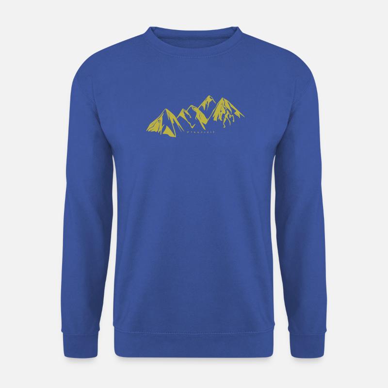 Berge - Unisex Pullover - Royalblau