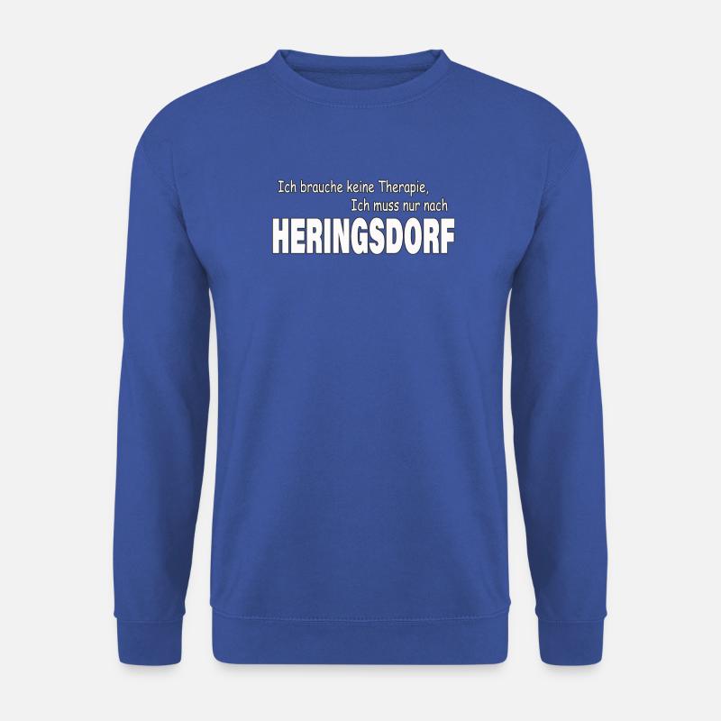 Therapie HERINGSDORF - Unisex Pullover - Royalblau