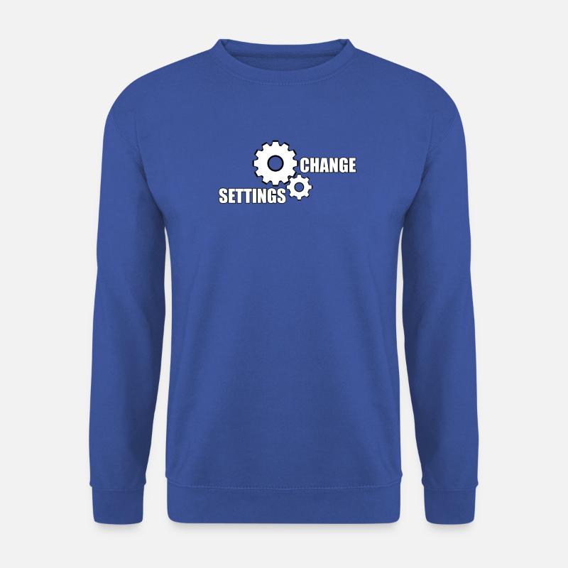 MODIFIER LES PARAMÈTRES - Sweat-shirt Unisexe - bleu royal