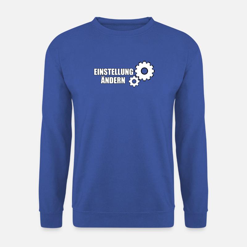 EINSTELLUNG ÄNDERN - Unisex Pullover - Royalblau