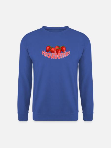 STRAWBEERIES - Unisex Pullover - Royalblau