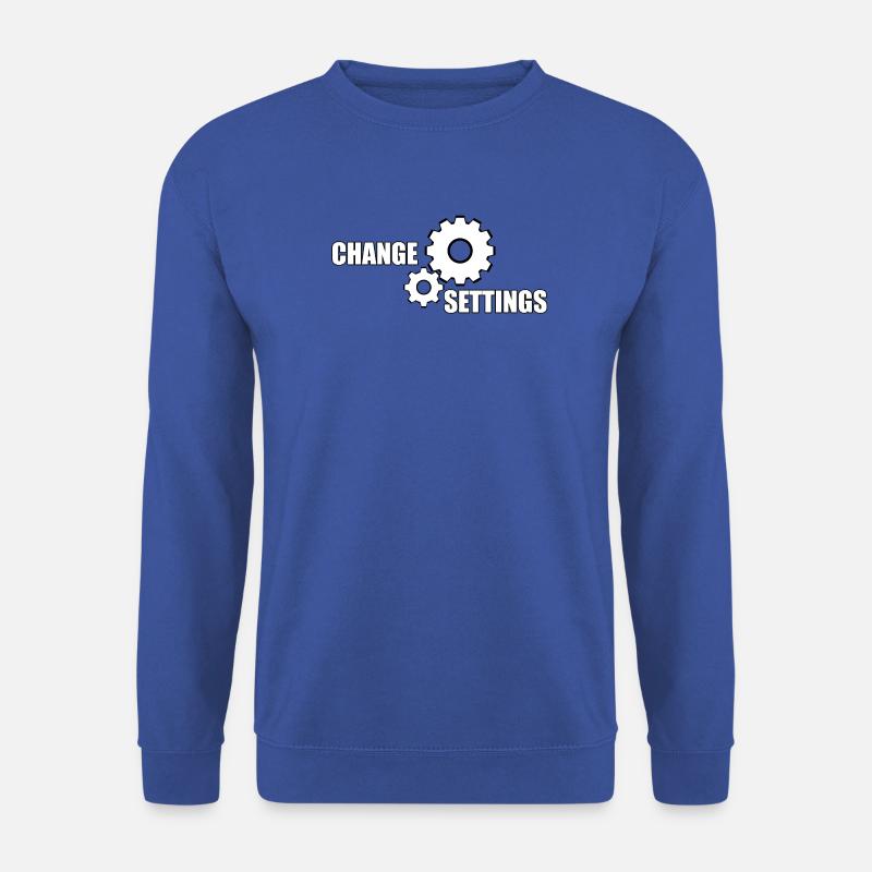 CHANGE SETTINGS - Unisex Pullover - Royalblau