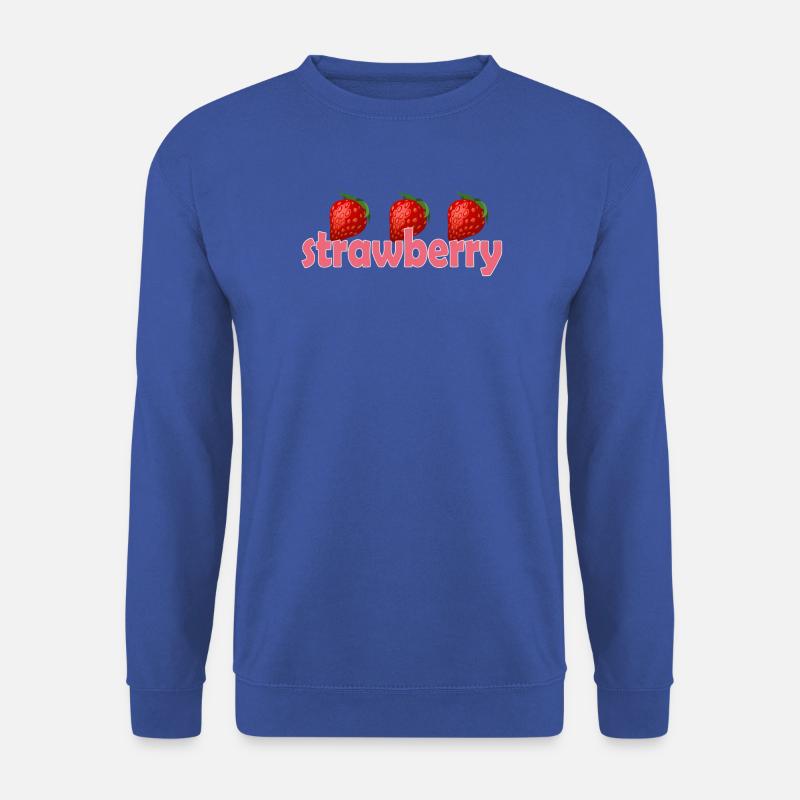 STRAWBERRY - Unisex Pullover - Royalblau