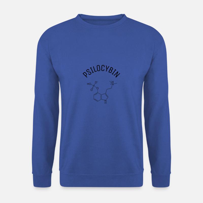 Psilocybin Molekül mit Schriftzug - Unisex Pullover - Royalblau