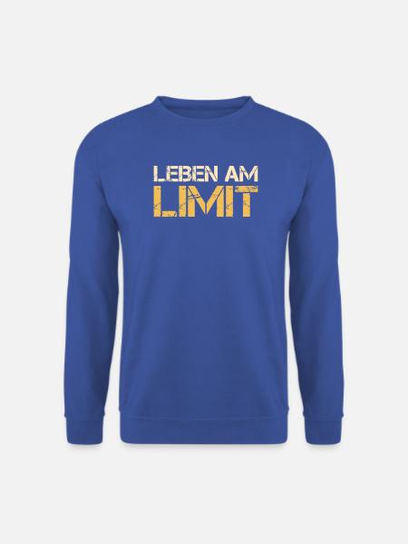 Leben am Limit - Unisex Pullover - Royalblau