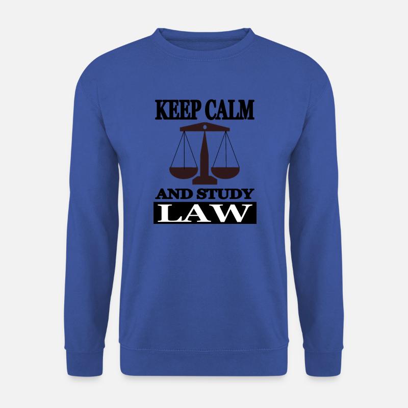 Jura studieren ich liebe Jura Student Anwalt - Unisex Pullover - Royalblau