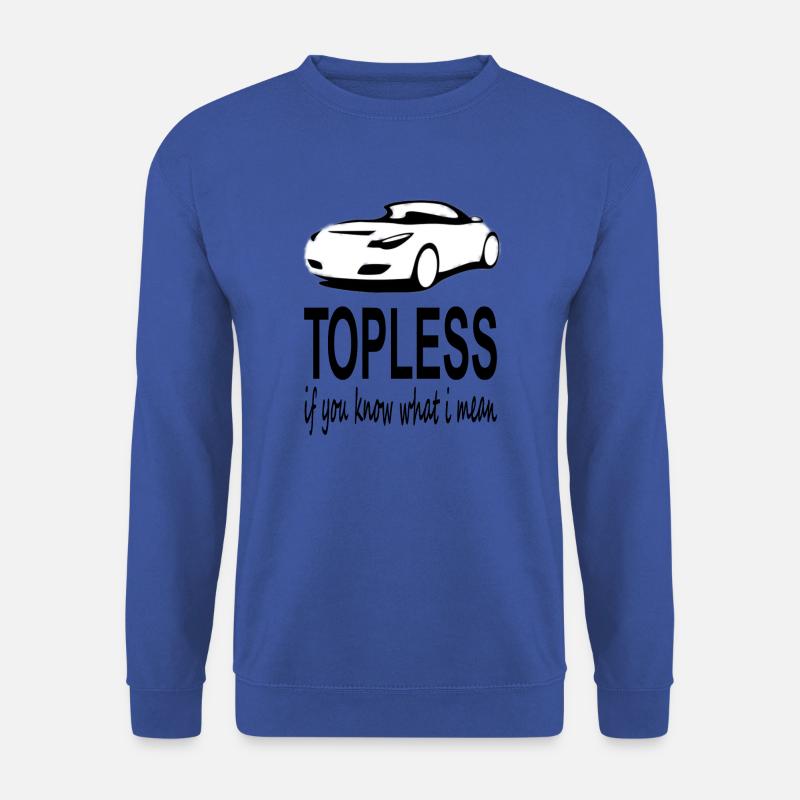 Cabrio fahren Cabriolet cooler Spruch Cabriofahrer - Unisex Pullover - Royalblau