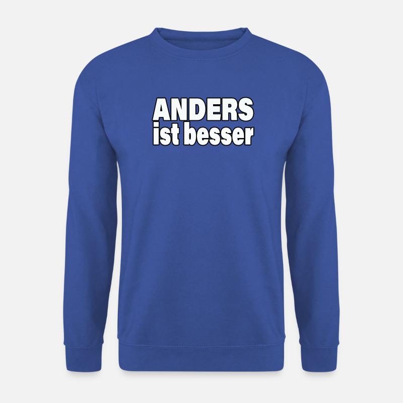 ANDERS IST BESSER - Unisex Pullover - Royalblau
