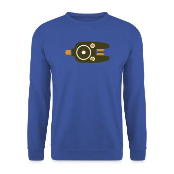 Bissanzeiger Angel Icon - Unisex Pullover - Royalblau - Vorne - Alina (178cm) & Michal (187cm)