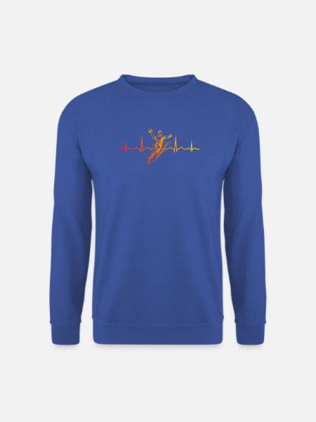 Klare Handball Botschaft für Männer - Unisex Pullover - Royalblau