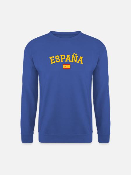 Spanien Flagge Design - Unisex Pullover - Royalblau