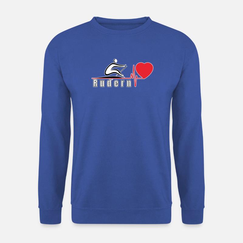 Rudern Herz Liebe - Unisex Pullover - Royalblau