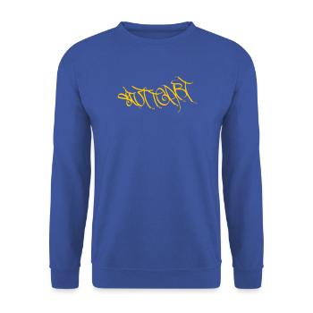 Das ultimative Stuttgart T-Shirt - Unisex Pullover - Royalblau - Vorne - Alina (178cm) & Michal (187cm)