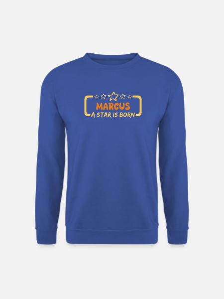 Spruch Marcus - Unisex Pullover - Royalblau