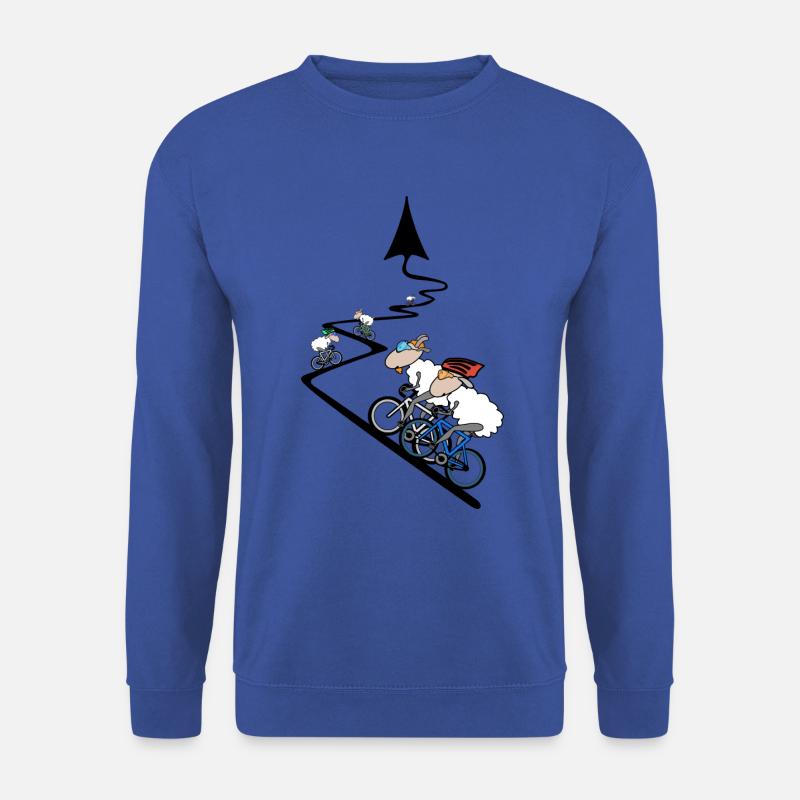 Radsport Berg fahren - Unisex Pullover - Royalblau
