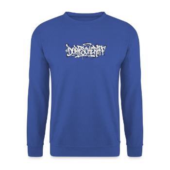 Graffiti du shérif du village - Sweat-shirt Unisexe - bleu royal - Devant - Alina (178cm) & Michal (187cm)