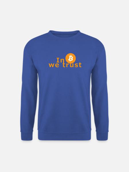 In Bitcoin we trust - Krypto Nerds Investor Börse - Unisex Pullover - Royalblau